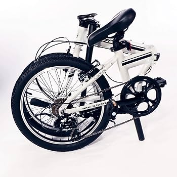 ZiZZO Campo 20 inch Folding Bike with 7-Speed, Adjustable